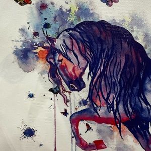 Set of 6 8x10 canvas posters of cute animals